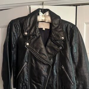 J. Crew collection Black Leather Jacket
Excellent condition worn once